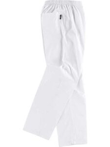 Workteam Pantalón Sanitario Cintura elástica, bragueta Cremallera, sin Bolsillos, 100% Algodón. Hombre - Imagen 3