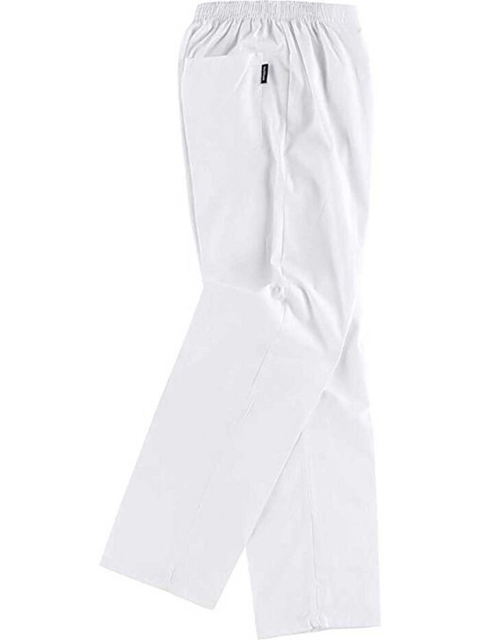 Workteam Pantalón Sanitario Cintura elástica, bragueta Cremallera, sin Bolsillos, 100% Algodón. Hombre - Imagen 3