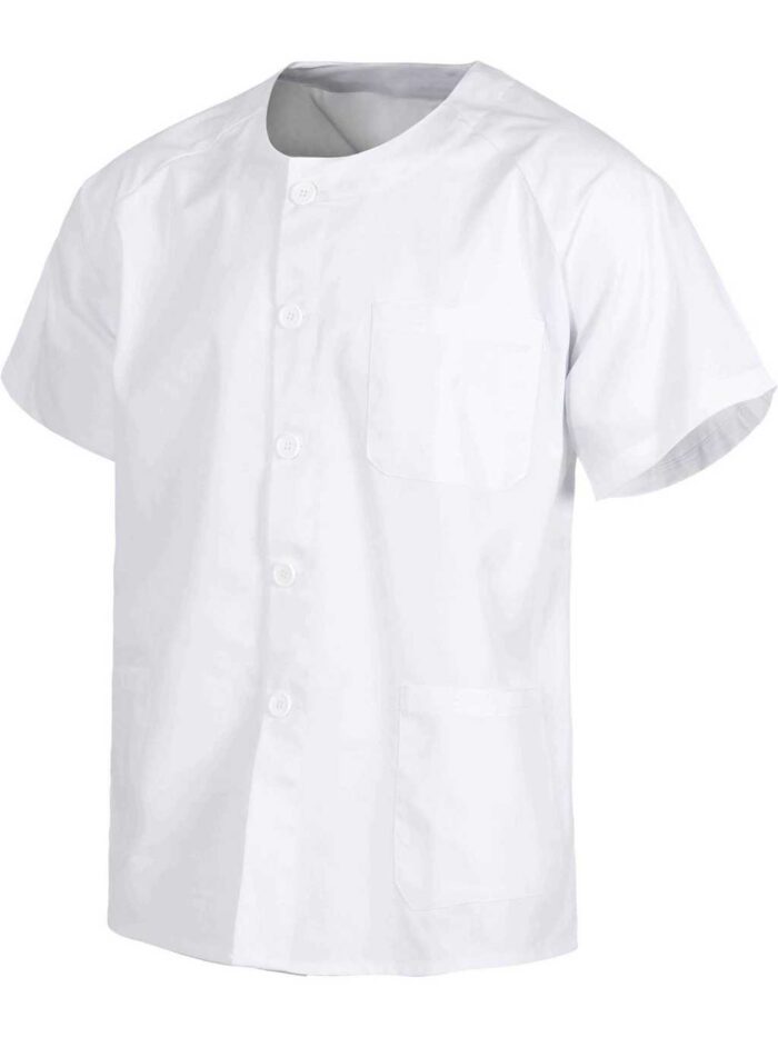 WorkTeam Casaca Sanitario Botones Manga Corta, un Bolso de Pecho y Dos Bajos. Unisex - Imagen 2