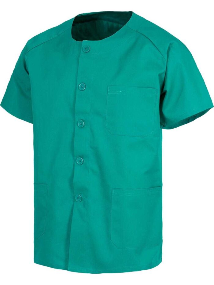 WorkTeam Casaca Sanitario Botones Manga Corta, un Bolso de Pecho y Dos Bajos. Unisex - Imagen 3