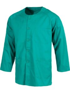 WorkTeam Casaca Sanitario Botones Manga Larga, un Bolso de Pecho y Dos Bajos. Unisex