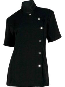 WorkTeam Casaca Entallada, Cierre de Corchetes, Dos Bolsos Bajos de plastón. Mujer