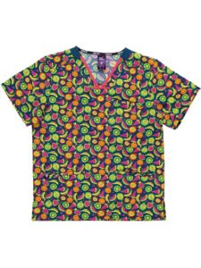 Workteam Casaca Sanitaria Estampada Unisex, TEJIDO ELÁSTICO. Uniforme sanitario, conjunto sanitario, camisa Médico, Enfermera, Dentista, Estética, Veterinaria, Hostelería. - Imagen 8