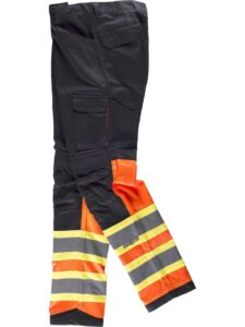 WorkTeam Pantalón Multibolsillos Combinado Alta Visibilidad. Cintas Reflectantes combinadas. Hombre - Imagen 2