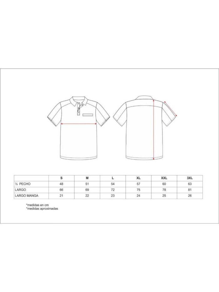 WorkTeam Polo Combinado de ALTA VISIBILIDAD manga corta con un bolso de pecho. HOMBRE