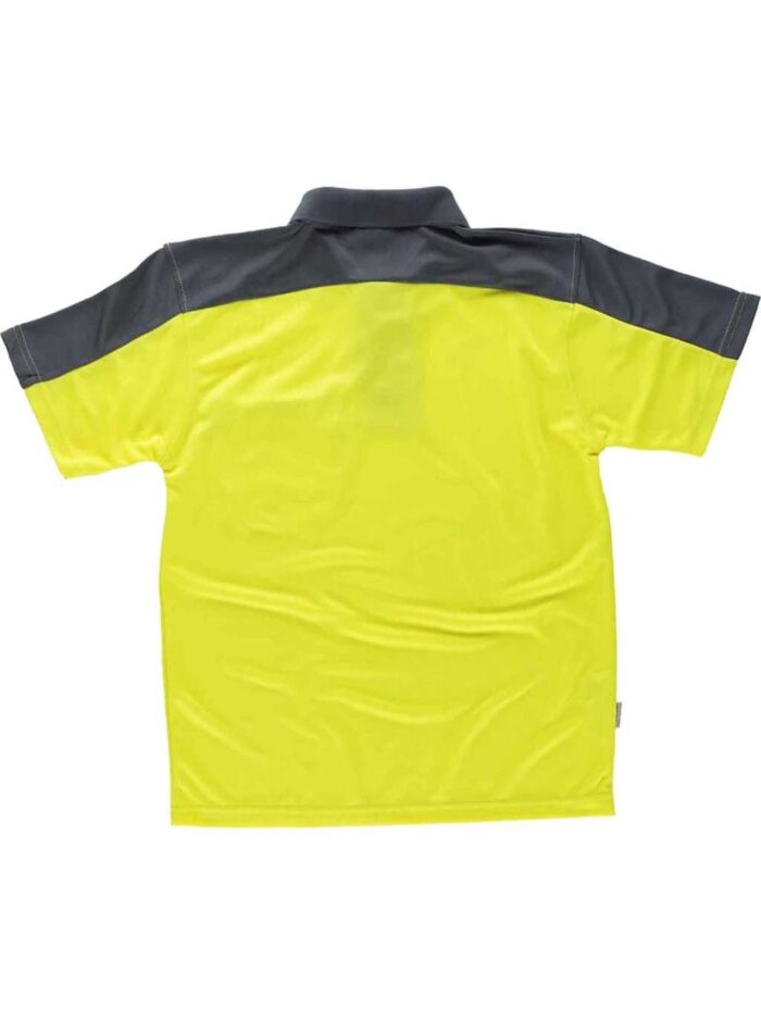 WorkTeam Polo Combinado de ALTA VISIBILIDAD manga corta con un bolso de pecho. HOMBRE