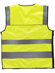 WorkTeam Chaleco multibolsillos alta visibilidad. Cintas reflectantes diferentes tamaños. EN ISO 20471:2013 HOMBRE