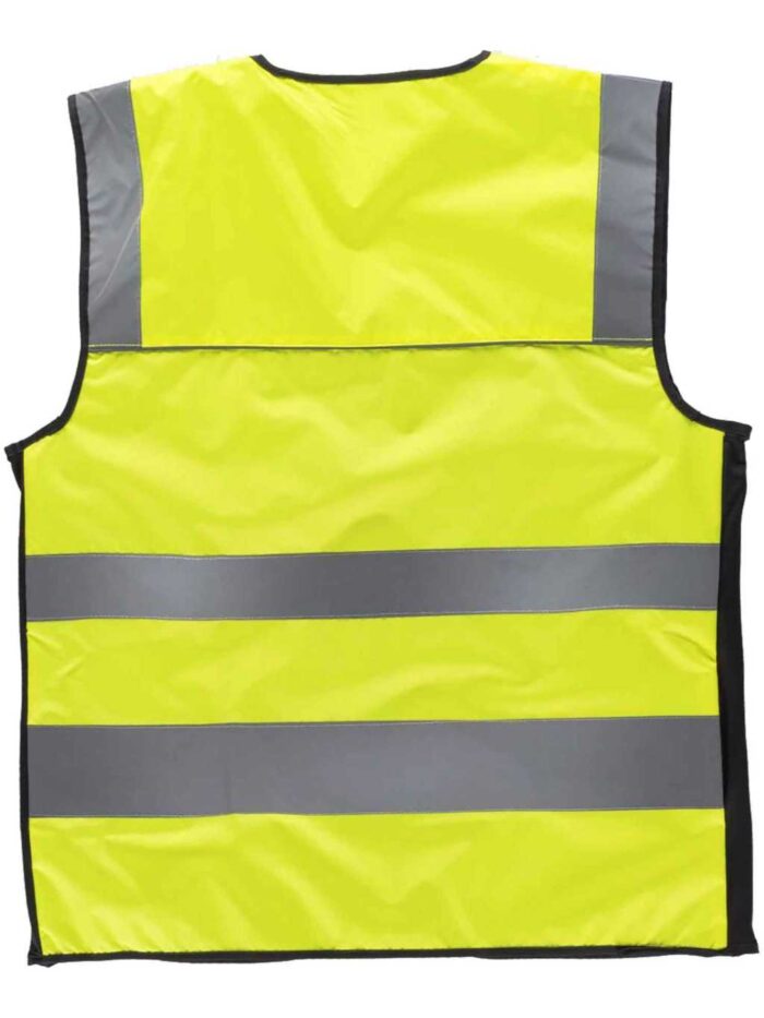 WorkTeam Chaleco multibolsillos alta visibilidad. Cintas reflectantes diferentes tamaños. EN ISO 20471:2013 HOMBRE