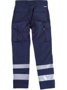 WorkTeam Pantalón de Triple Costura con Cintas Reflectantes. Dos Bolsos de Fuelle con Abertura Inclinada en los costados, un Bolsillo relojero, Dos b - Imagen 5