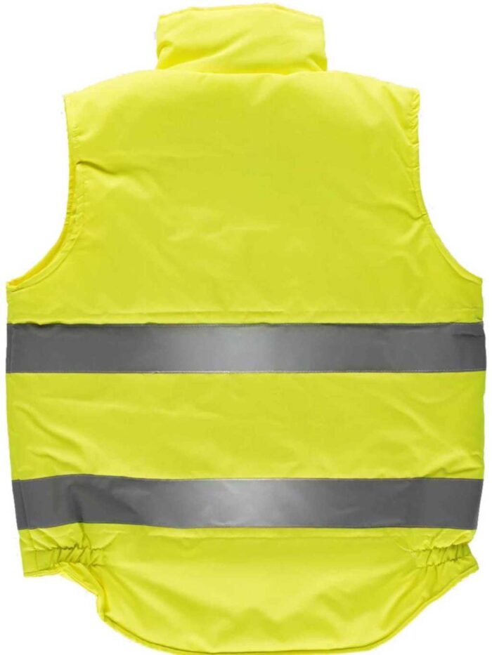 WorkTeam Chaleco Multibolsillos de Alta Visibilidad con Cintas Reflectantes Hombre