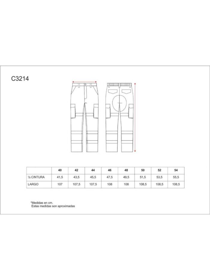 WorkTeam Pantalón Combinado Alta Visibilidad con Cintas Reflectantes. EN471. Hombre
