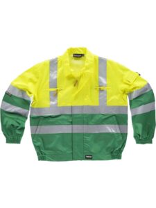 WorkTeam Cazadora combinada alta visibilidad con cintas reflectantes. EN471. Hombre