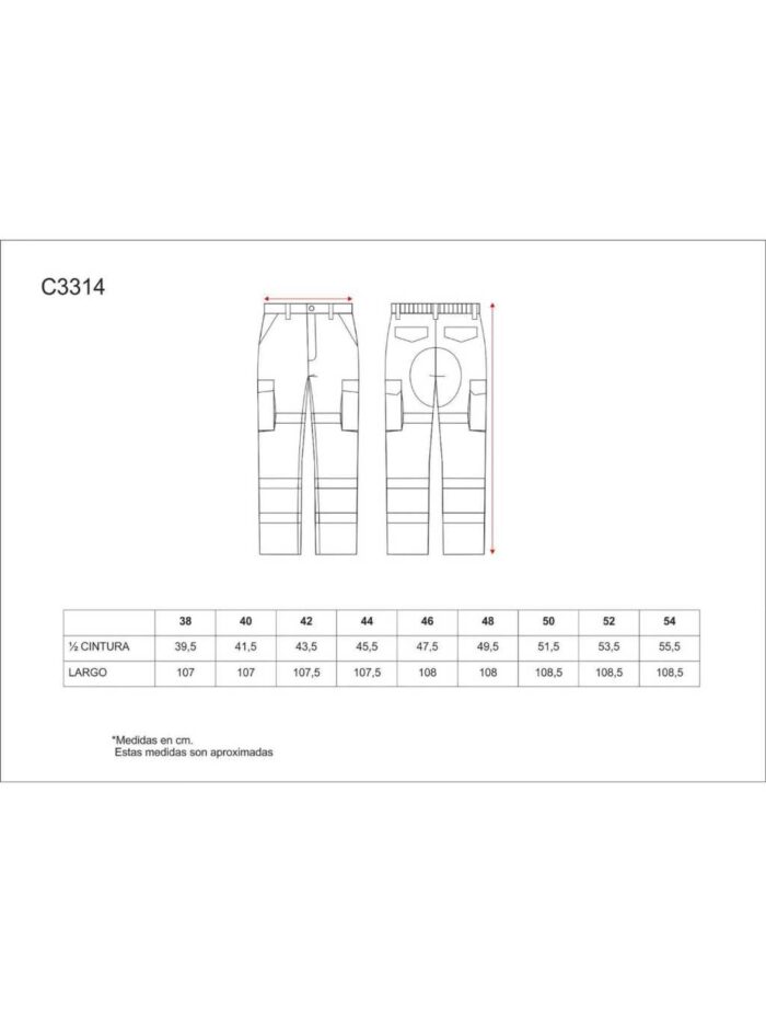 WorkTeam Pantalón Combinado Alta Visibilidad con Cintas Reflectantes. EN471. Hombre