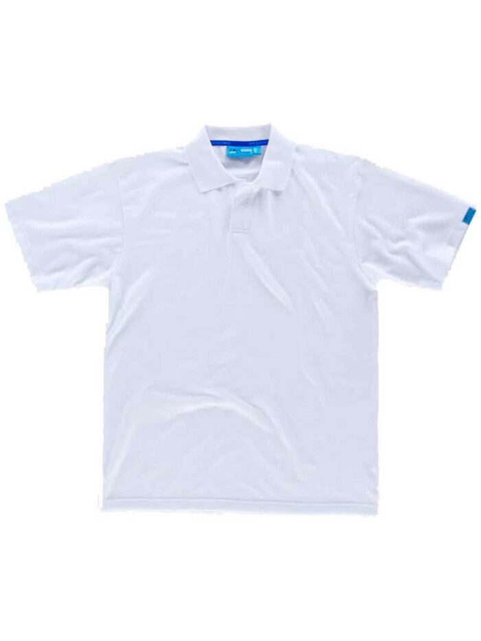 Workteam Polo Trabajo ANTIBACTERIANO, Manga Corta, Cierre de Velcro, 100% algodón . Ideal Alimentación, Laboratorio, Sanidad, etc. Unisex - Imagen 2