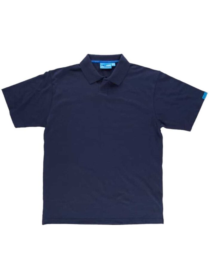 Workteam Polo Trabajo ANTIBACTERIANO, Manga Corta, Cierre de Velcro, 100% algodón . Ideal Alimentación, Laboratorio, Sanidad, etc. Unisex - Imagen 3