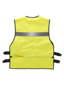 WorkTeam Chaleco de Alta Visibilidad con ajustes Laterales, Multibolsillos, Dos Cintas Reflectantes. - Imagen 7