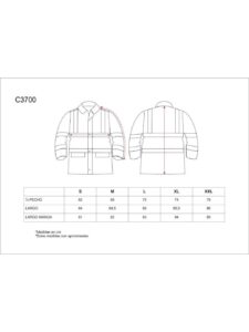 WorkTeam Parka Trabajo Acolchada, Abrigo Alta Visibilidad con Cintas Reflectantes. EN471. Cazadora Unisex