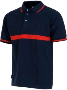 WorkTeam Polo Manga Corta con una Franja a Contraste, 100% Algodón. Hombre - Imagen 2