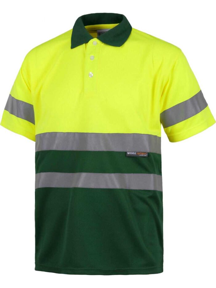 WorkTeam Polo Combinado ALTA VISIBILIDAD Manga Corta. Cintas Reflectantes Torso y Mangas. EN ISO 20471:2013 Hombre - Imagen 4