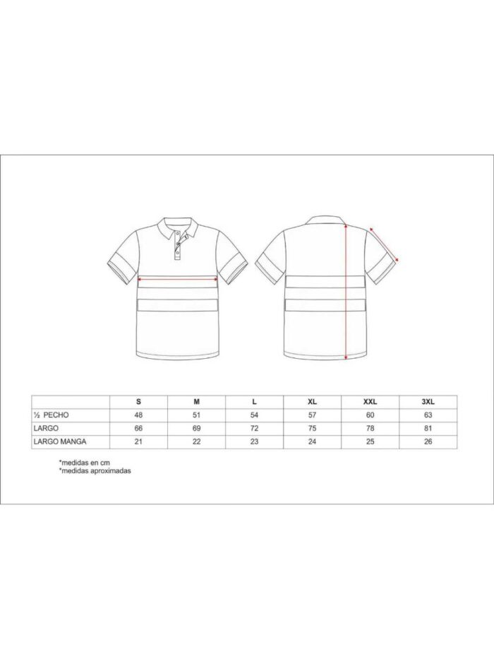 WorkTeam Polo Combinado Alta Visibilidad Manga Corta. Cintas Reflectantes Torso y Mangas. EN ISO 20471:2013 Hombre