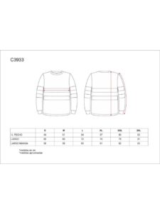 WorkTeam Camiseta Cuello Caja, Manga Larga, Alta Visibilidad, Cintas Reflectantes Hombre