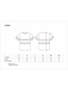 WorkTeam Camiseta Manga Corta, Cuello Redondo, Cintas Reflectantes combinadas. Hombre