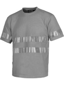 WorkTeam Camiseta Cuello Caja, Manga Corta, Cintas Reflectantes. Hombre - Imagen 3
