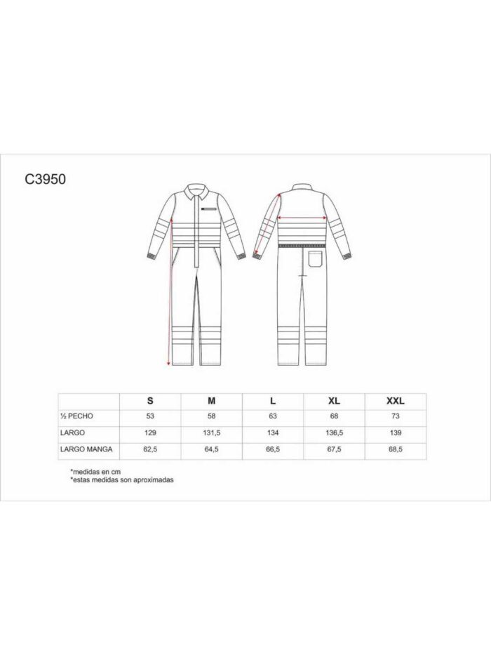 WorkTeam Buzo Alta Visibilidad con Cintas Reflectantes.