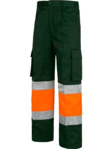WorkTeam Pantalón Trabajo con 2 cintas de alta visibilidad y reflectante, refuerzos y multibolsillos. EN471. UNISEX - Imagen 7