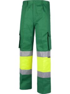 WorkTeam Pantalón Trabajo con 2 cintas de alta visibilidad y reflectante, refuerzos y multibolsillos. EN471. UNISEX - Imagen 8