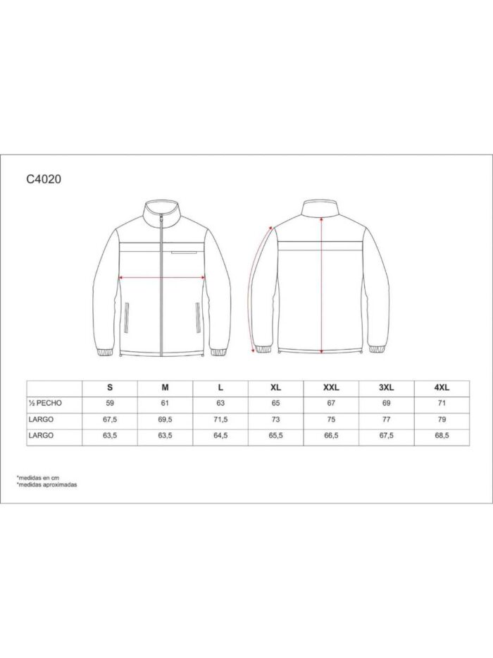 WorkTeam Forro Polar Bicolor Alta Visibilidad con Cremallera y Cintas Reflectantes. Unisex