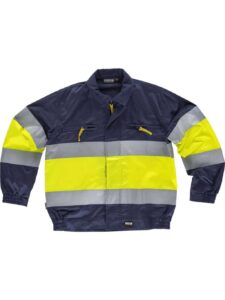 WorkTeam Cazadora con 2 cintas de Alta Visibilidad y Reflectante. EN471. Hombre