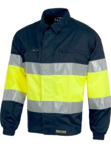 WorkTeam Cazadora con 2 cintas de Alta Visibilidad y Reflectante. EN471. Hombre