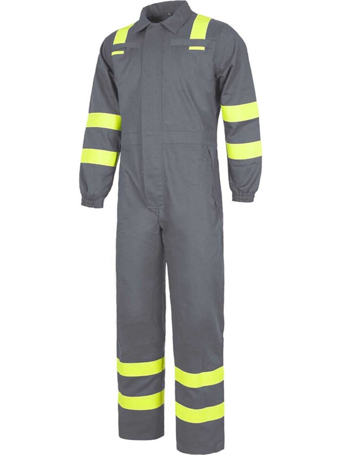 WorkTeam Buzo Ignífugo y Antiestático, con Cintas. EN11611, EN11612, EN1149. Hombre - Imagen 2