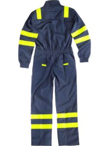 WorkTeam Buzo Ignífugo y Antiestático, con Cintas. EN11611, EN11612, EN1149. Hombre