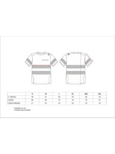 Workteam Camiseta Manga Corta Trabajo, Alta Visibilidad en Poliéster Micropiqué, Cintas Reflectantes Discontinuas, EN 20471. Clase 1. Unisex