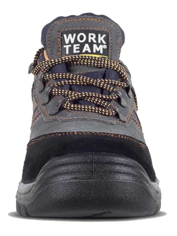 WorkTeam Zapato de seguridad, trabajo, antiestático, resistente al deslizamiento, perforación, hidrocarburos , puntera antiimpactos. Detalles reflectantes. Unisex