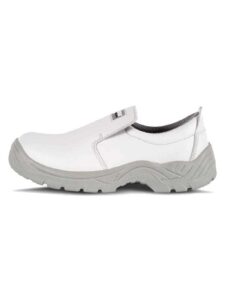 WorkTeam Zapato de Microfibra sin Cordones, Especial alimentación. Puntera de Acero Anti Impactos. Hombre