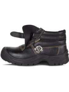 WorkTeam Bota de Seguridad de piel hidrofugada con hebilla. Suela PU bidensidad. Puntera y plantilla de acero. Unisex