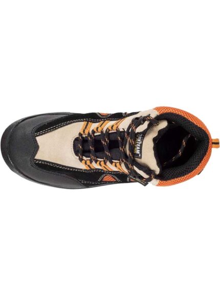 Work Team Bota de seguridad, trabajo, antiestática, resistente al deslizamiento, perforación, hidrocarburos y absorción de agua, puntera antiimpactos. Detalles reflect y de alta visibilidad. Unisex