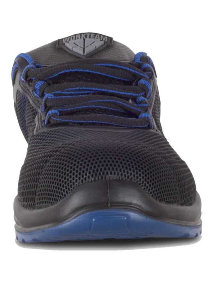 Work Team Zapato de seguridad, trabajo, antiestático, resistente al deslizamiento, perforación, hidrocarburos , puntera antiimpactos. Detalles reflectantes. Unisex