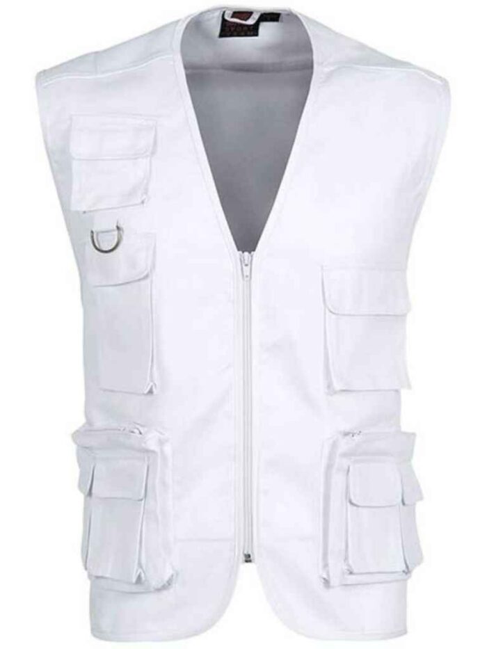 WorkTeam Chaleco Tipo Safari Multibolsillos. Hombre - Imagen 7