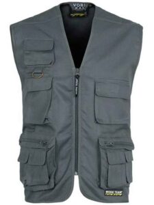 WorkTeam Chaleco Tipo Safari Multibolsillos. Hombre