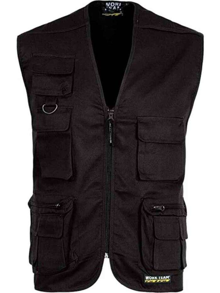 WorkTeam Chaleco Tipo Safari Multibolsillos. Hombre - Imagen 3