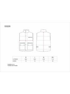 WorkTeam Chaleco Tejido Oxford, Acolchado, Multibolsillos. Hombre