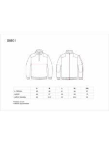 WorkTeam Jersey de Media Cremallera con Refuerzos en Hombros y Codos. Unisex