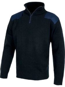 WorkTeam Jersey de Media Cremallera con Refuerzos en Hombros y Codos. Unisex