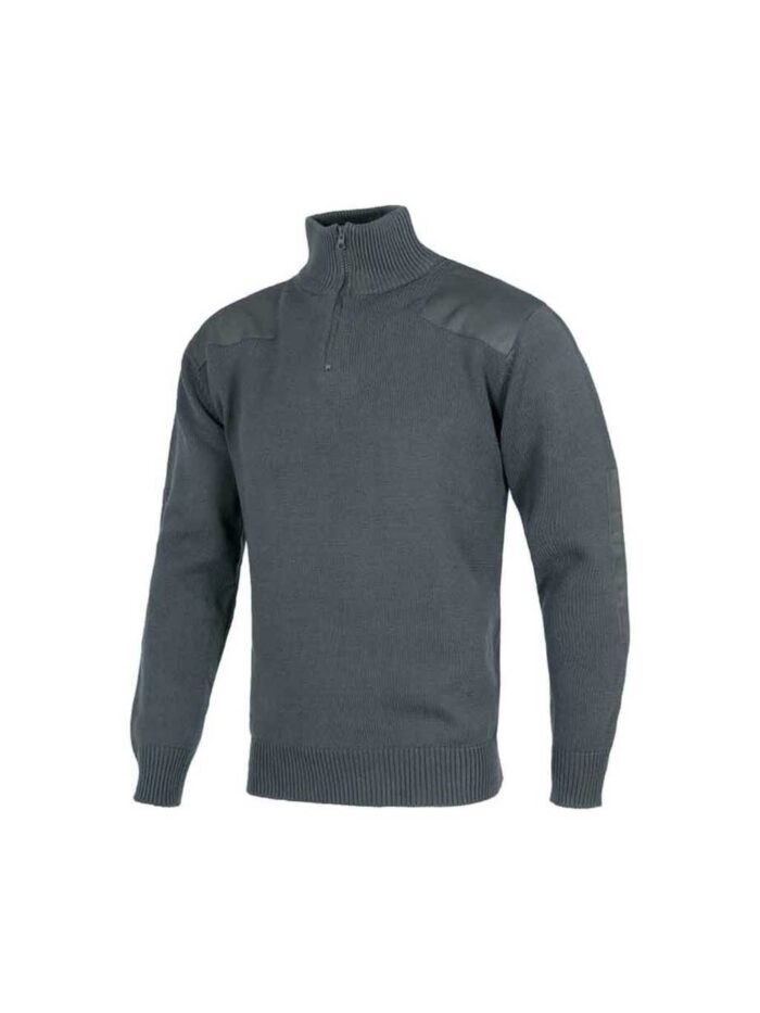 WorkTeam Jersey de Media Cremallera con Refuerzos en Hombros y Codos. 100% Algodón. - Imagen 4