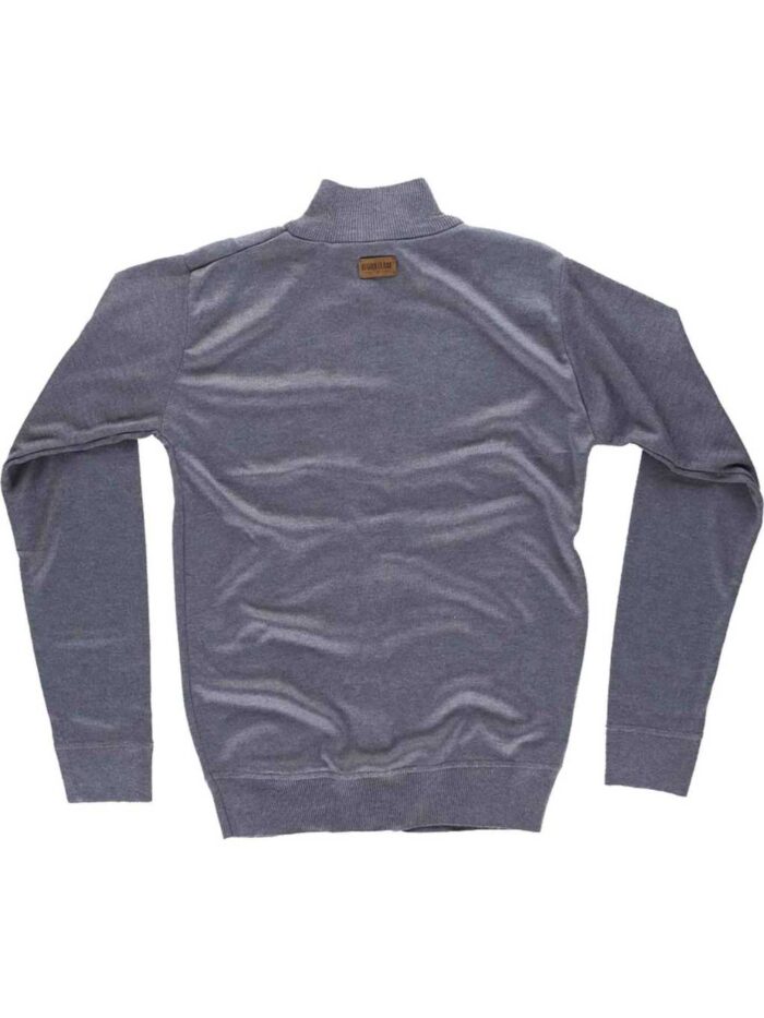 WorkTeam Chaqueta de Punto Fino con Cierre de Cremallera. Cuello Alto. Cintura y Puños Elásticos.