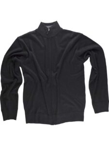 WorkTeam Chaqueta de Punto Fino con Cierre de Cremallera. Cuello Alto. Cintura y Puños Elásticos. - Imagen 3